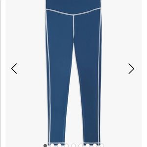 WeWoreWhat Corset Leggings Pale Navy